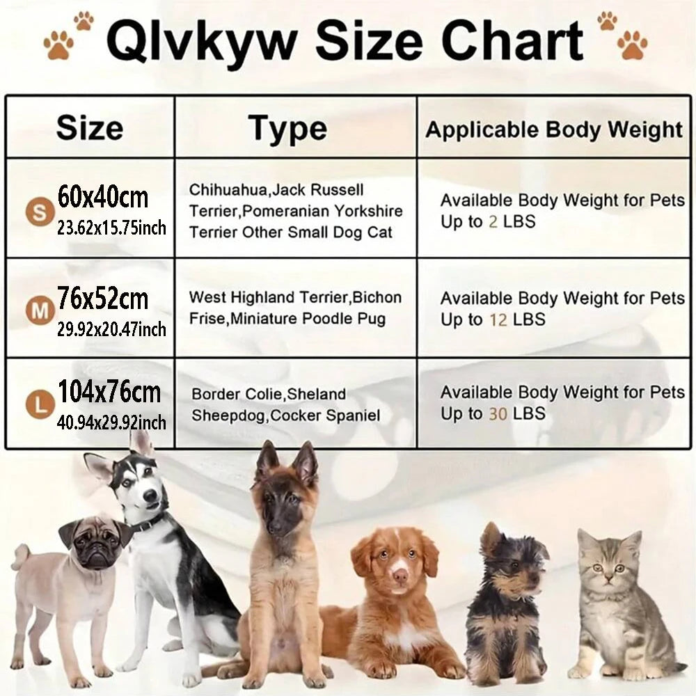 Cozy Calming Dog Paw Print Blanket