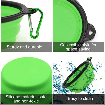 Woofin Collapsible Travel Dog Bowl